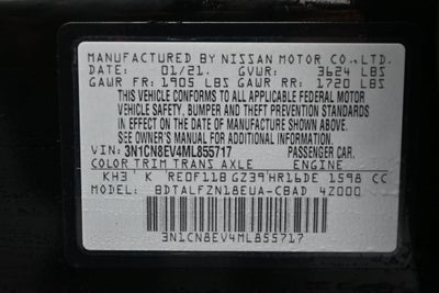 2021 Nissan Versa SV