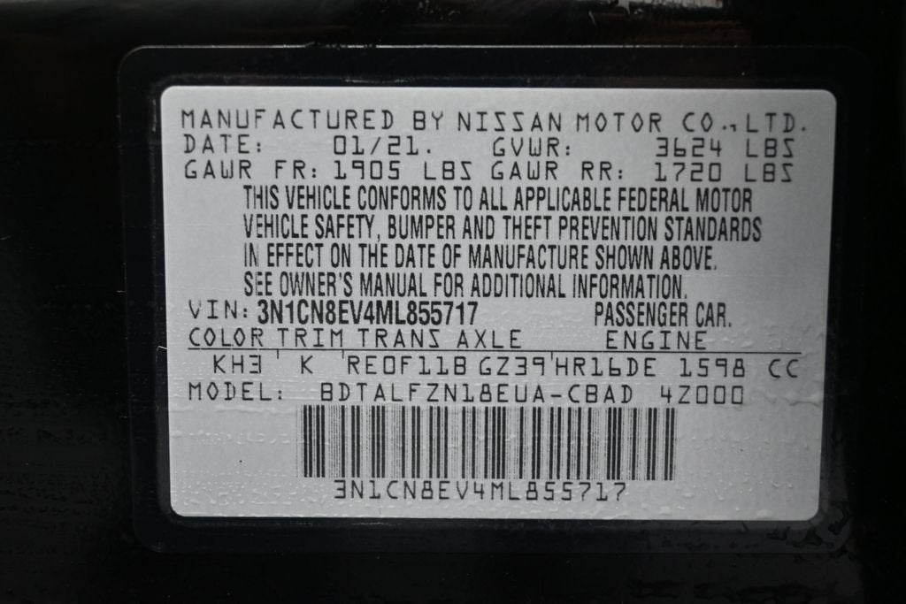 2021 Nissan Versa SV