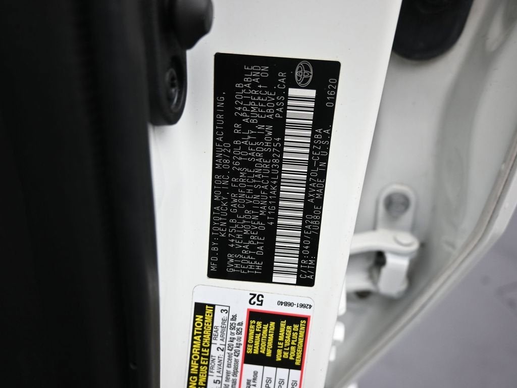 2020 Toyota Camry SE