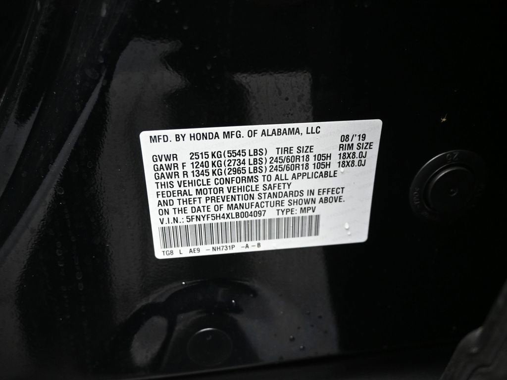 2020 Honda Pilot EX-L w/Navi & RES