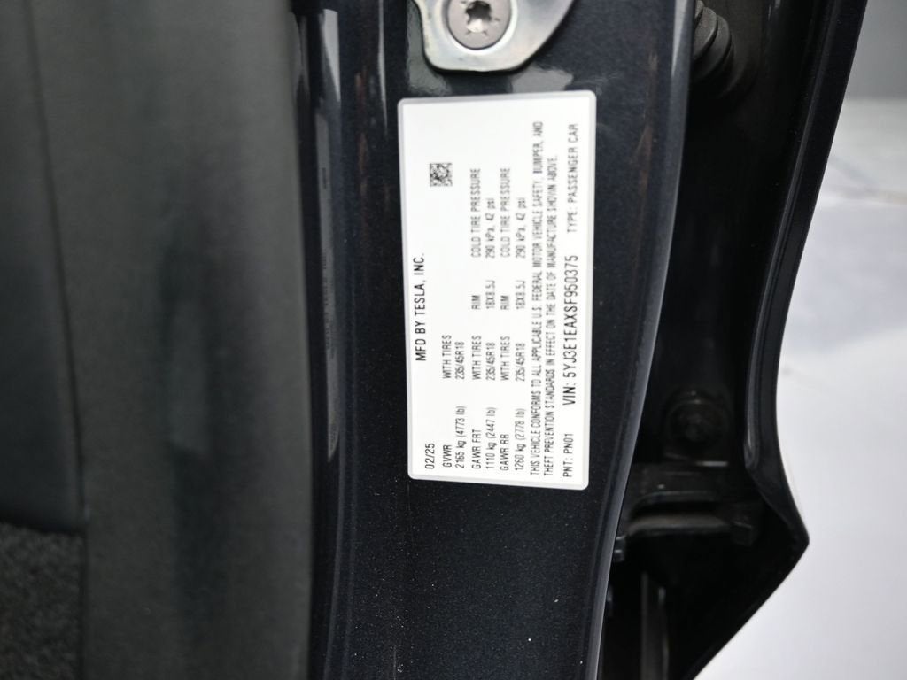 2025 Tesla Model 3 Long Range