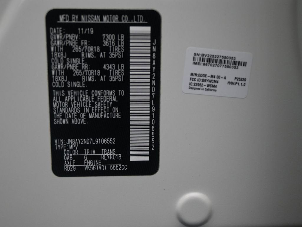 2020 Nissan Armada SV