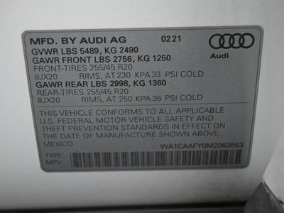 2021 Audi Q5 Prestige