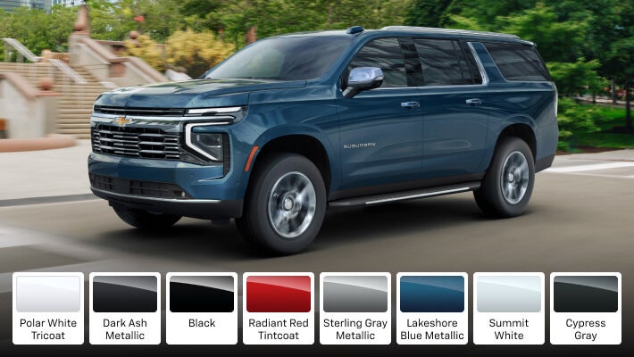 2026 Chevy Suburban Colors