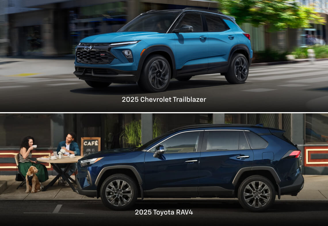 2025 Chevy Trailblazer vs. 2025 Toyota RAV4: Fuel Economy