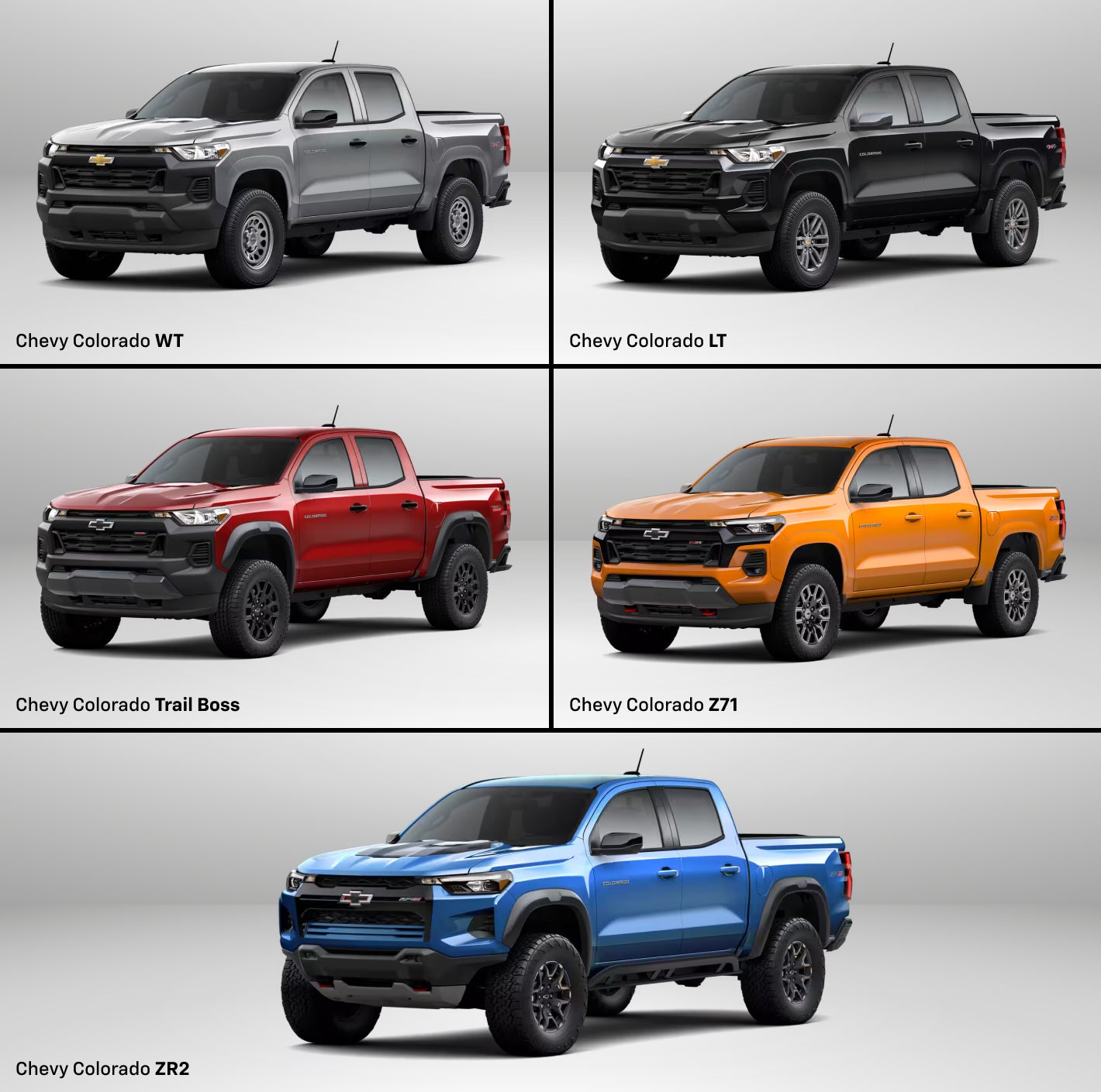 2026 Chevy Colorado Trim Levels and Packages