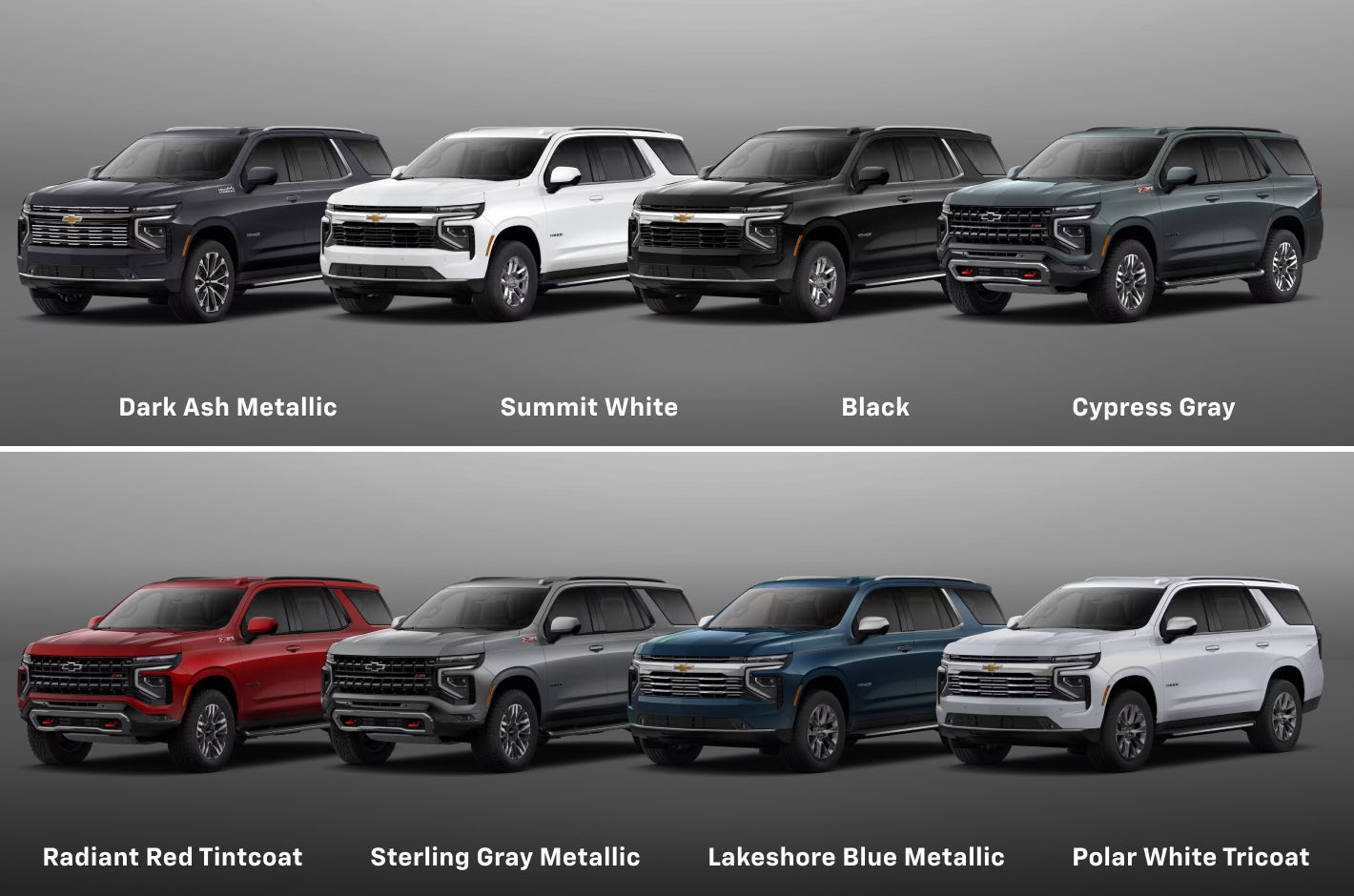 2026 Chevy Tahoe Colors