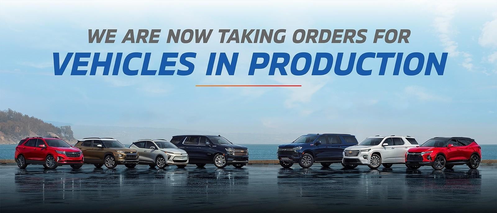 we are taking orders